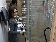 My stunning blonde GF doing her vidhiya bhalan indian actress in the bathroom nude