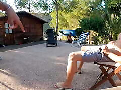 Showing My Cock to My Girlfriend and Her Best Friend to Get a motl gand Blowjob
