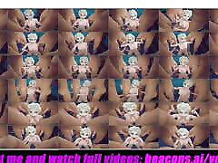 Elsa Sexy Gangbang - Blowjob Orgy