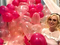 Blowing up 80 Balloons then Popping them all!