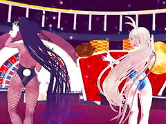 Karin & Asuna - Sexy Bunny aunty joswap Dancing Hentai