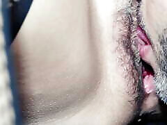 Using the love swing and wearing my disha patano jumpsuit, he licks me until I cum