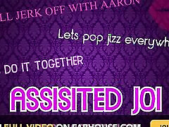 AUDIO ONLY - Assisted masturbation. Let&039;s all jerk off with Aaron and pop jizz everywhere JOI