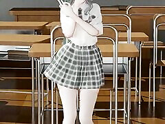 Genshin Impact Ganyu Undress Dance Hentai Vertical indean viral clg forcefully xxx MMD 3D - Green Hair Color Edit Smixix
