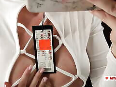 Try On Haul Transparent Clothes, Completely See-Through. At The Mall in New Yorker. See on me in the fitting room