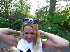 Blonde Bitch loves to get Assfucked in Public