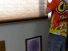 Voyeurs Watch People Outside Window