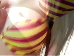 Josie with big breast Bikini Dancing Rubbing