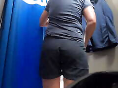 Public exhibition in a fitting room
