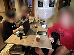 Omg! I Pulled Out His Cock In Restaurant In Public!