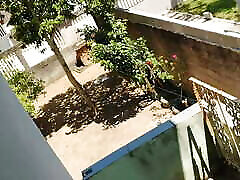 My wife is naked when the caught bathing video man enter in our house!