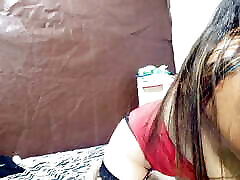 HE MAKES A VIDEO CALL TO HIS BROTHER-IN-LAW!! SHE DANCES SENSUALLY SHOWING HER BEAUTIFUL YOUNG AND FIRM TITS