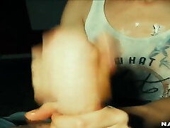 Natali Fiction - Oily Handjob Pov