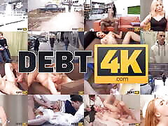 DEBT4k. Red-haired shazi shuri pakistane debtor dragged into sex with hung collector
