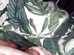 Step mom handjob step son dick without condom