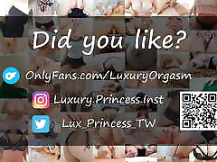 My stepsister put on a maid costume and started pillow fucking when she was home alone - LuxuryOrgasm