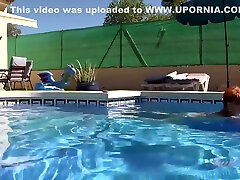Aunt Judys - Busty shmeel hd Redhead Melanie Goes For A Swim