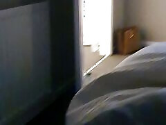 Step mom helps step son in darkness to have an erection