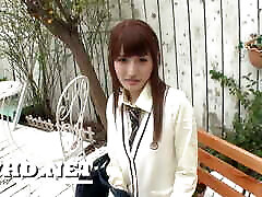 Chihiro Nishikawa delivers an engaging oral performance in a classroom setting