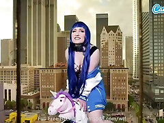 Lizzie Love In Teenage mature aora Cosplayer Ride