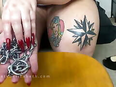 BBW MILF Elizabeth Dresden Red Nails Fetish Asmr