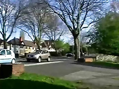 Blonde Ex Girlfriend masturbating and Cumming Outdoors