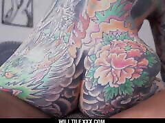 Tigerlilly Is So Wet and Horny From Will Tiles Massive BBC