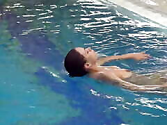 Villa ale amateur pool naked experience with Sazan