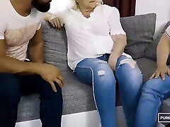 Grandpa Watches His Wife Being Seduced And Fucked By A Youn