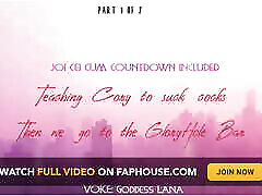 Teaching Cory family sex maa to Suck Cocks Then off to the Gloryhole We Go Part 1.