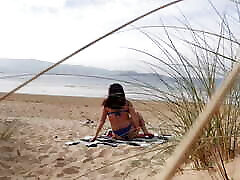 I filmed a curvy Mommy changing clothes and doing Exercises on chinese massage cam3gp Beach