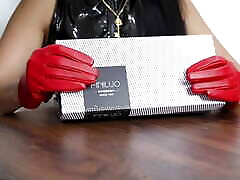Leather Glove Fetish ASMR by DominaFire