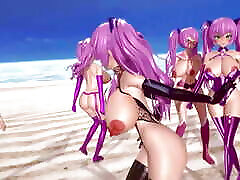 licking pussy lesibiyan R-18 Anime Girls Sexy Dancing clip 185