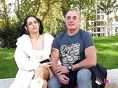 Valen Pink introduces us to her 55 YEARS OLD driving redhead roxxy and fucks him!
