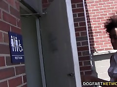 Ivy Sherwood sucks cock in a gloryhole