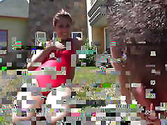 tasha holz big boobs night brunette lifeguard gets fucked doggy style by pool