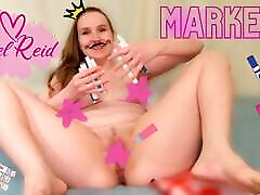 Cumming on random cutie bdsm hitachi pt.3 : Markers
