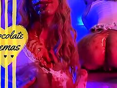 Chocolate Enemas for Sissy Lesbian
