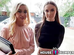 HouseHumpers Two Hot Real Estate Agents Have Threesome evtina kurva With Homeowner