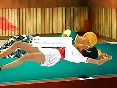 Indian Doctor Oyo Room Service wet white lycra Lady - Custom Female 3D