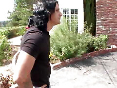 Housewife lets two guys inside of her home to fuck her in hardcore fashion