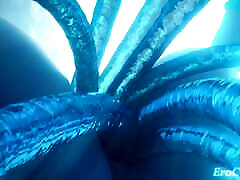 Freezing underwater fuck