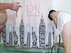 Regina Noir posing for FULL VIDEO "Double Pussy Show by Regina Noir" - c4