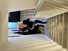 Paid by punter Stripping Katie while visiting to a punter while working abroad
