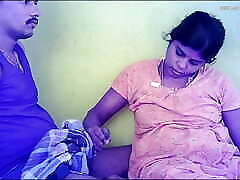 Indian village house wife and Housband show black cock