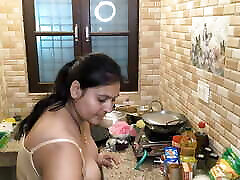 Cooking sex in kitchen
