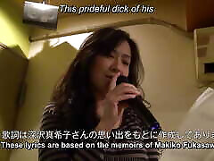 Hairy Japanese wife love hotel karaoke singalong with sex