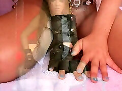 Juri Sawakis ts sissy rus gets boned by a vibrator in this