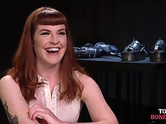 Obedient Bdsm Redhead Babe Gets Whipped By Cmnf Master