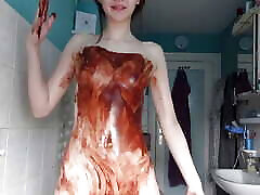 choco teen big labia pussy is ready to be eaten